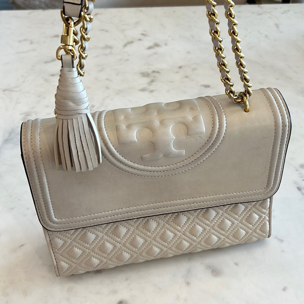 Tory Burch Large Convertible Fleming Bag